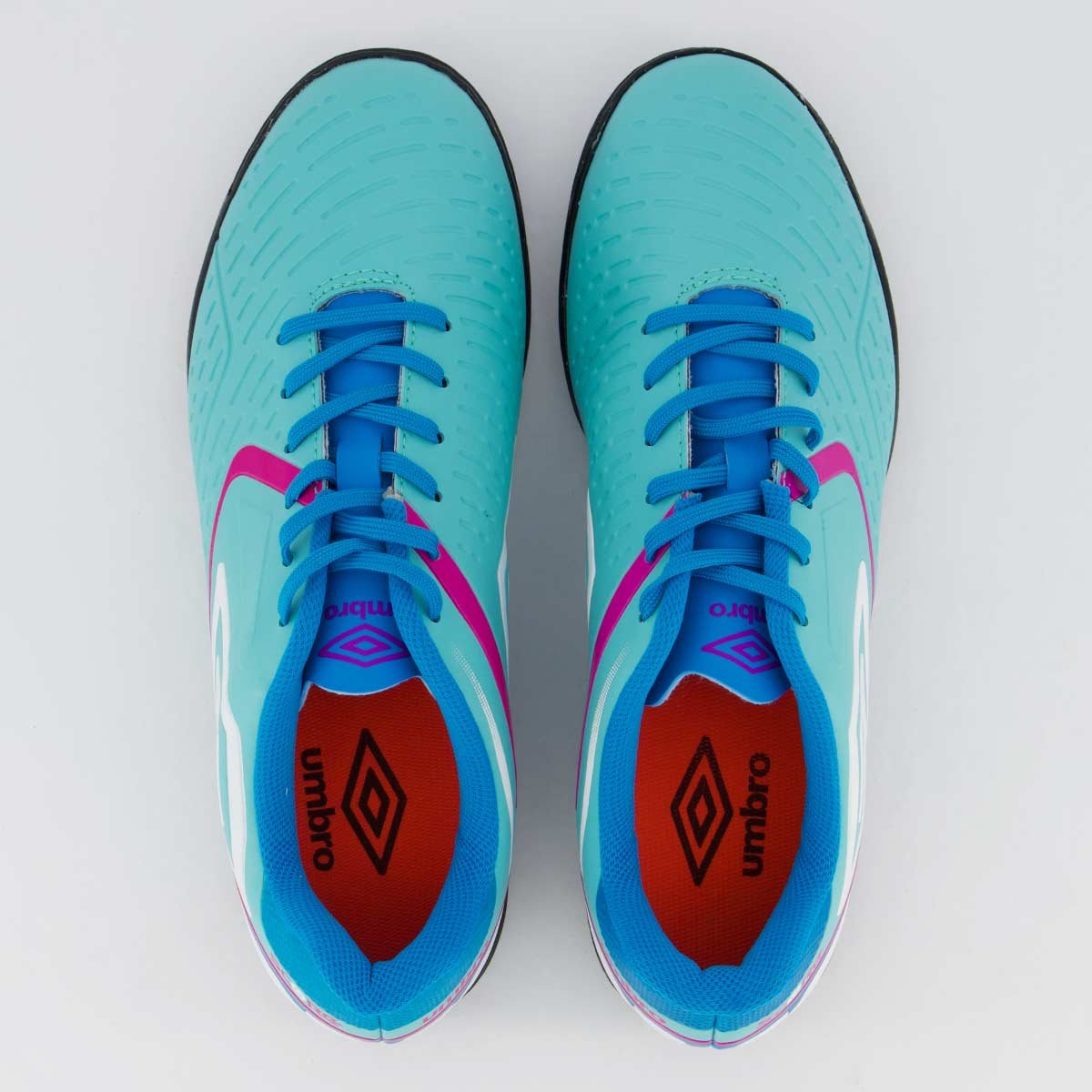 Chuteira Umbro Score Society Azul Turquesa Azul 4