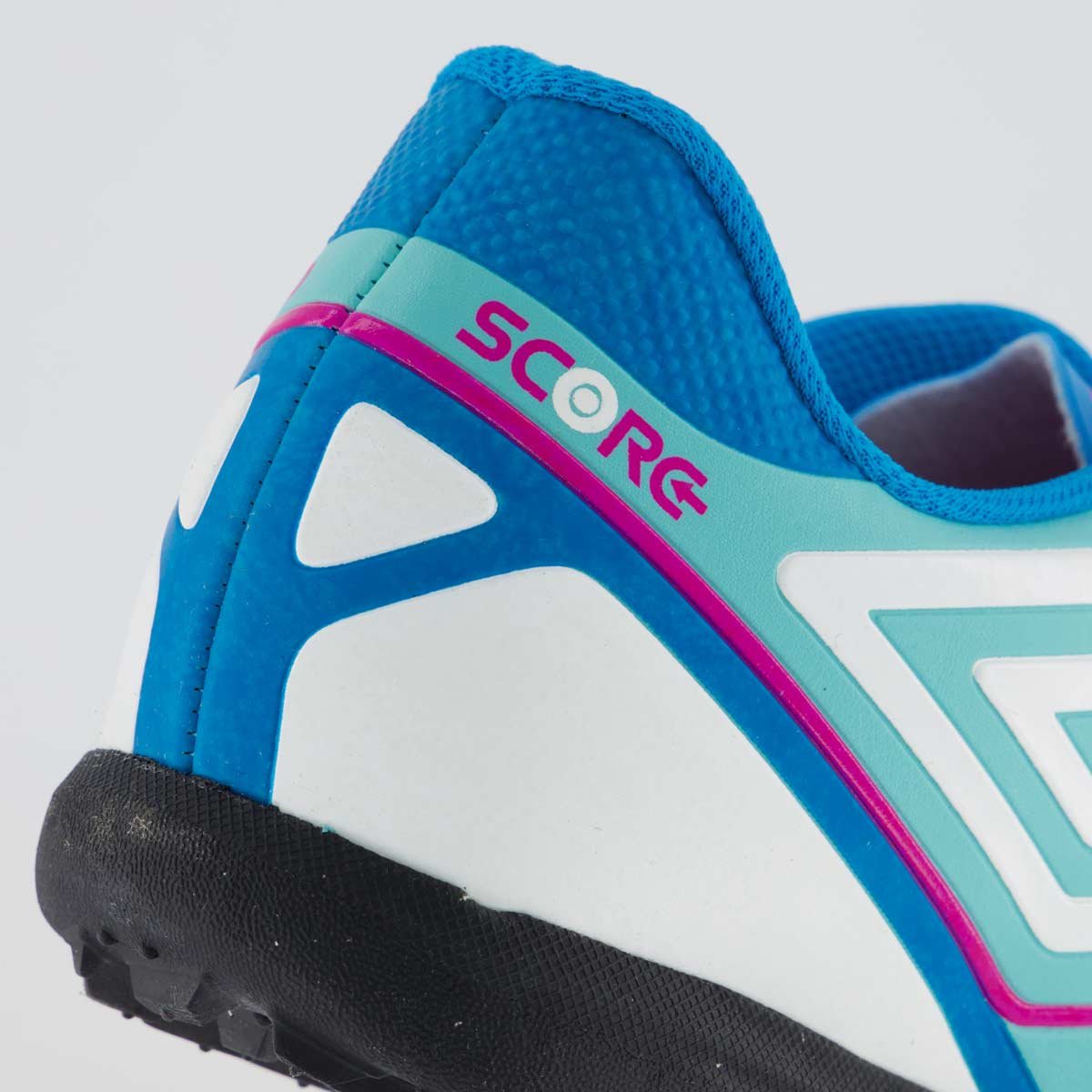 Chuteira Umbro Score Society Azul Turquesa Azul 6