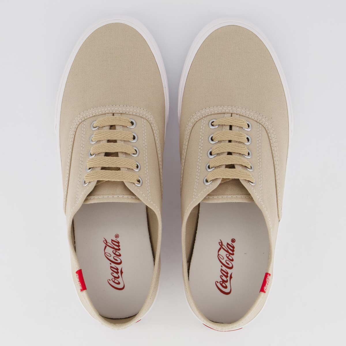 Tênis Coca Cola Kick Summer Bege Bege 4