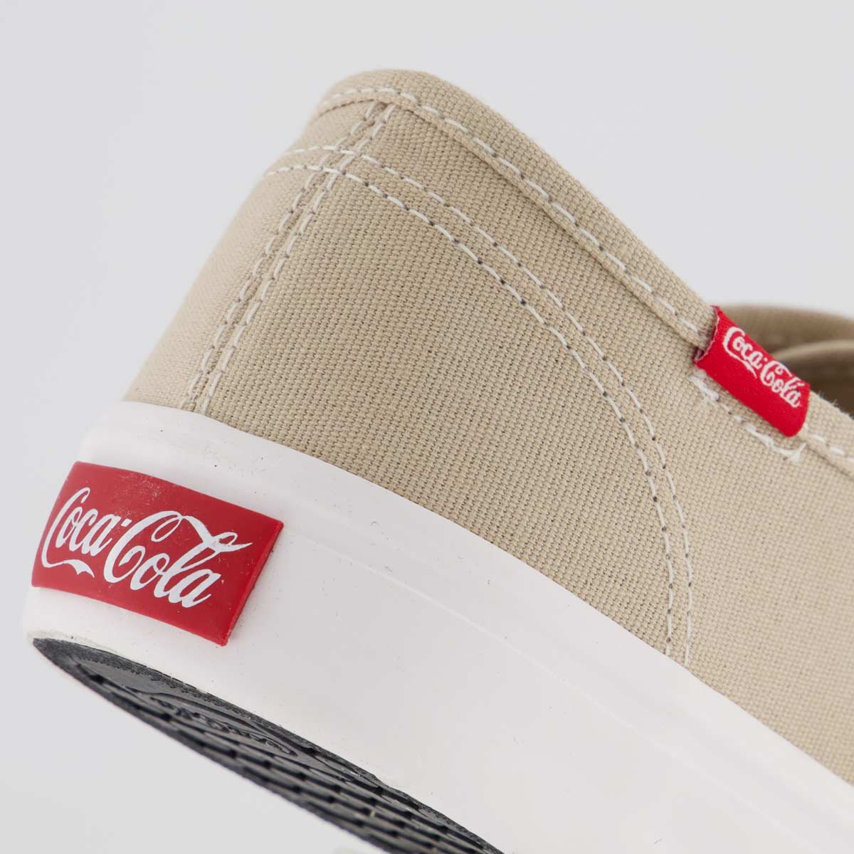 Tênis Coca Cola Kick Summer Bege Bege 6