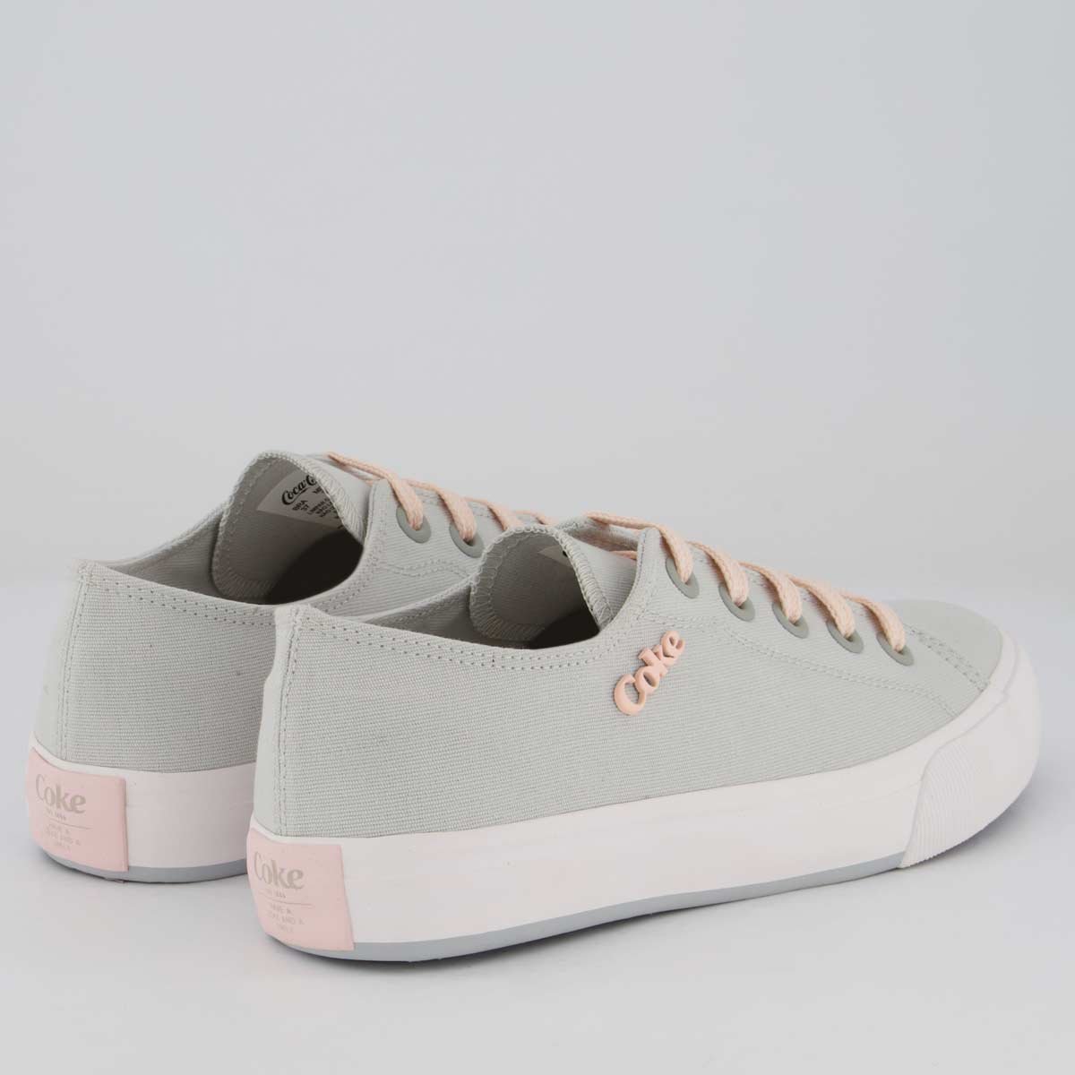 Tênis Coca Cola Sandy Canvas Feminino Cinza 3