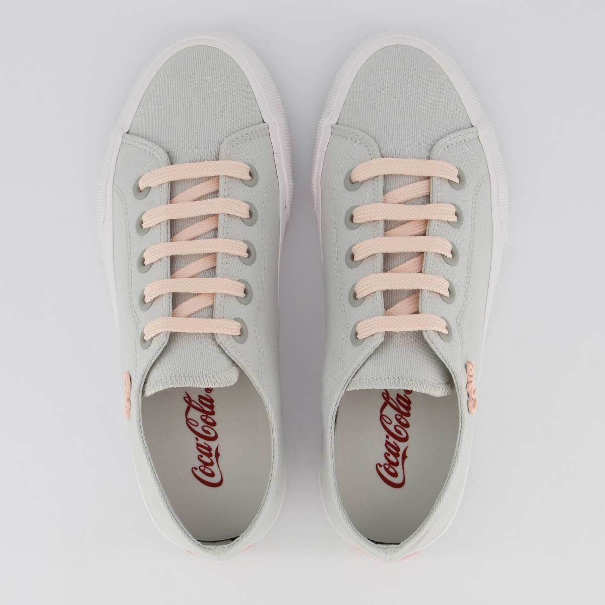 Tênis Coca Cola Sandy Canvas Feminino Cinza 4
