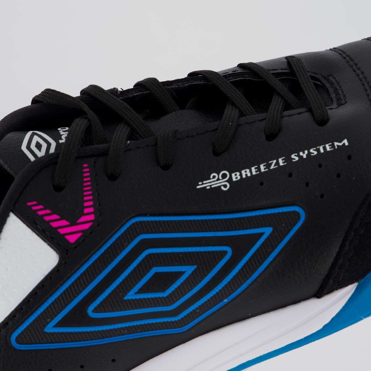 Chuteira Umbro X-Comfort Futsal Preta e Azul Preto/Azul 7
