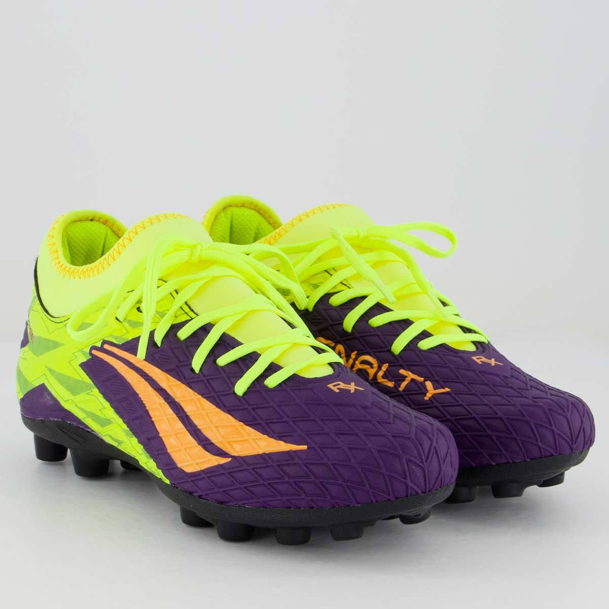 Chuteira Penalty RX Locker Y-3 Campo Juvenil Roxa Roxo 2