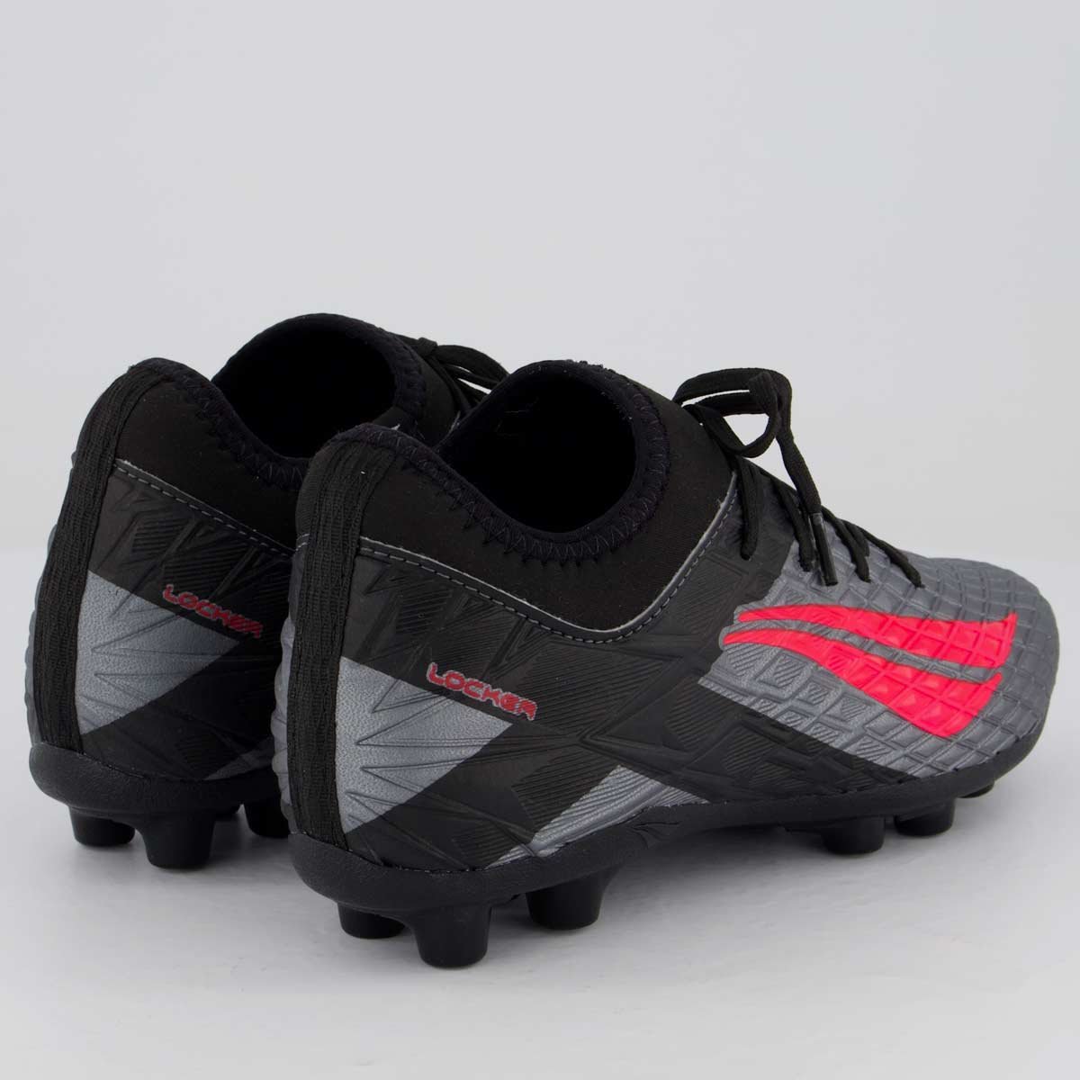 Chuteira Penalty RX Locker Y-3 Campo Juvenil Cinza Cinza 3