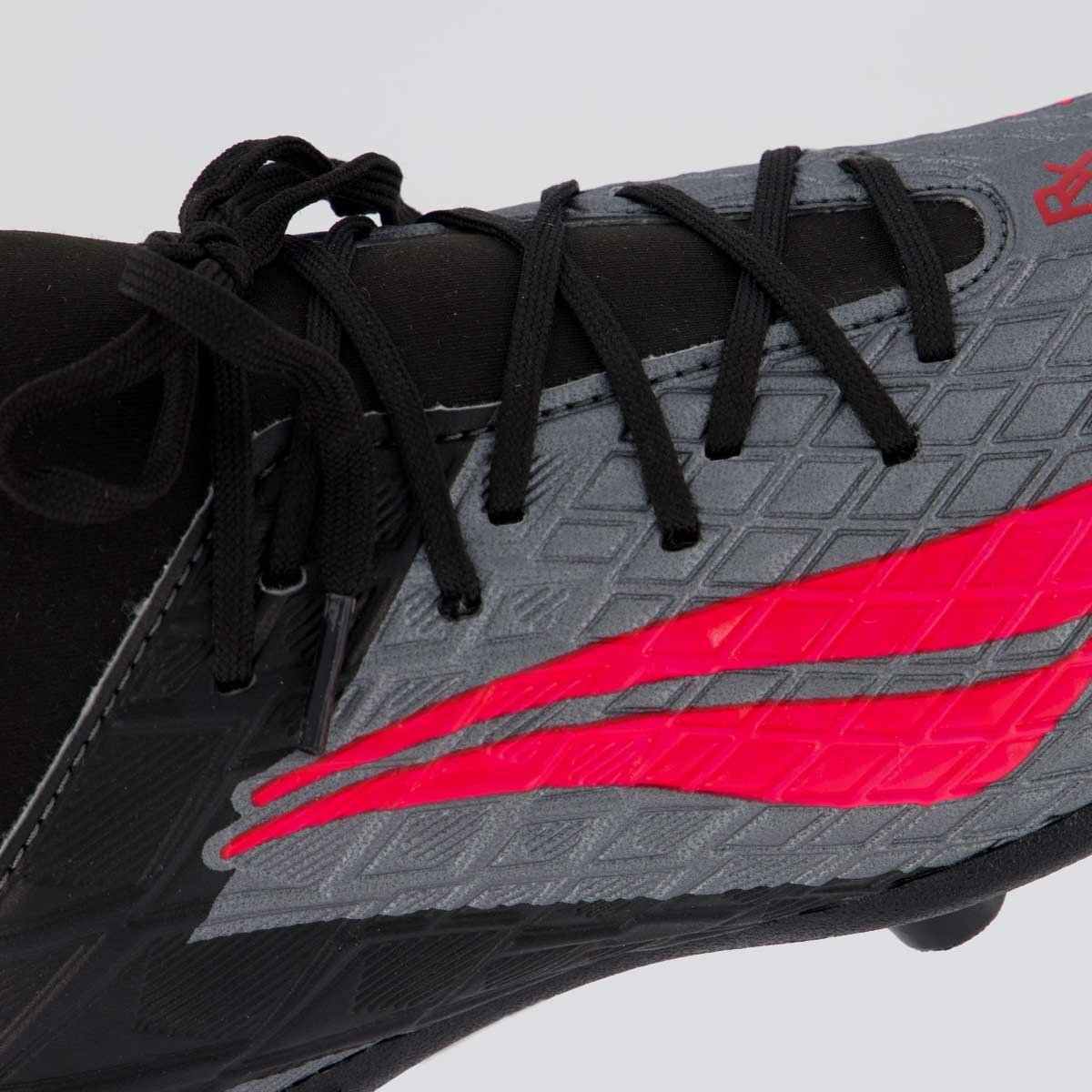 Chuteira Penalty RX Locker Y-3 Campo Juvenil Cinza Cinza 7