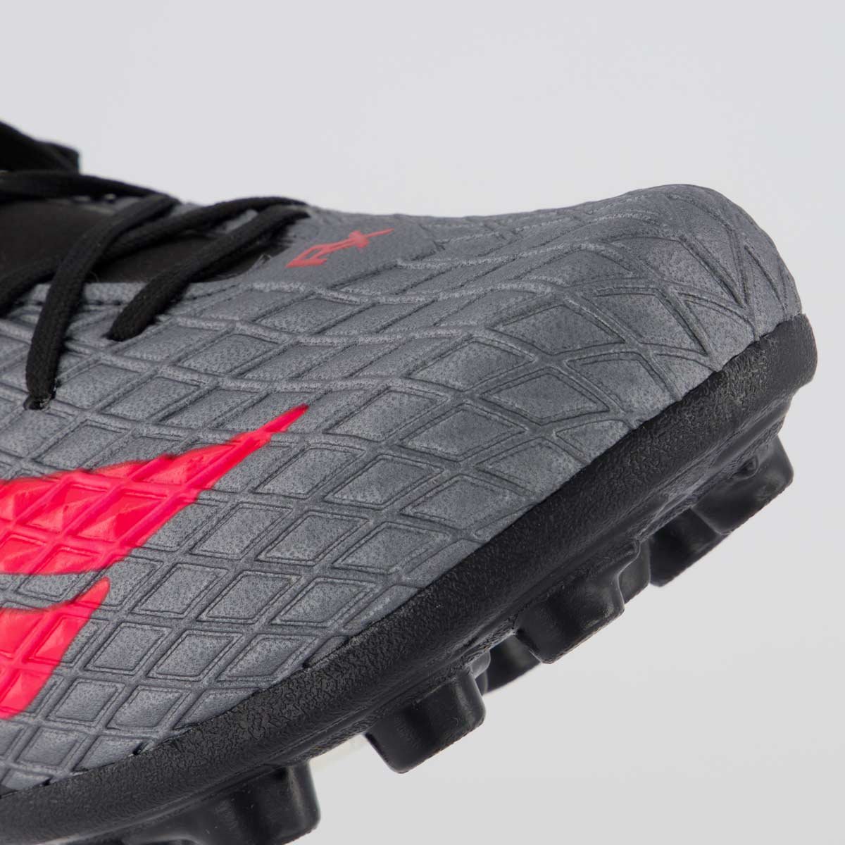 Chuteira Penalty RX Locker Y-3 Campo Juvenil Cinza Cinza 8