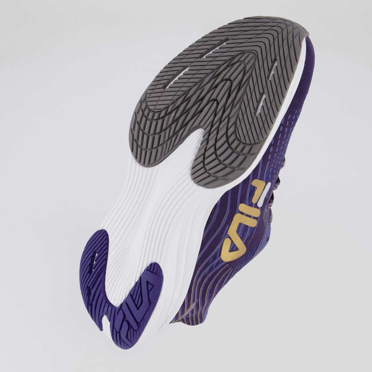 Tênis Fila Racer Curve Feminino Roxo Acinzentado e Dourado Roxo/Dourado 5