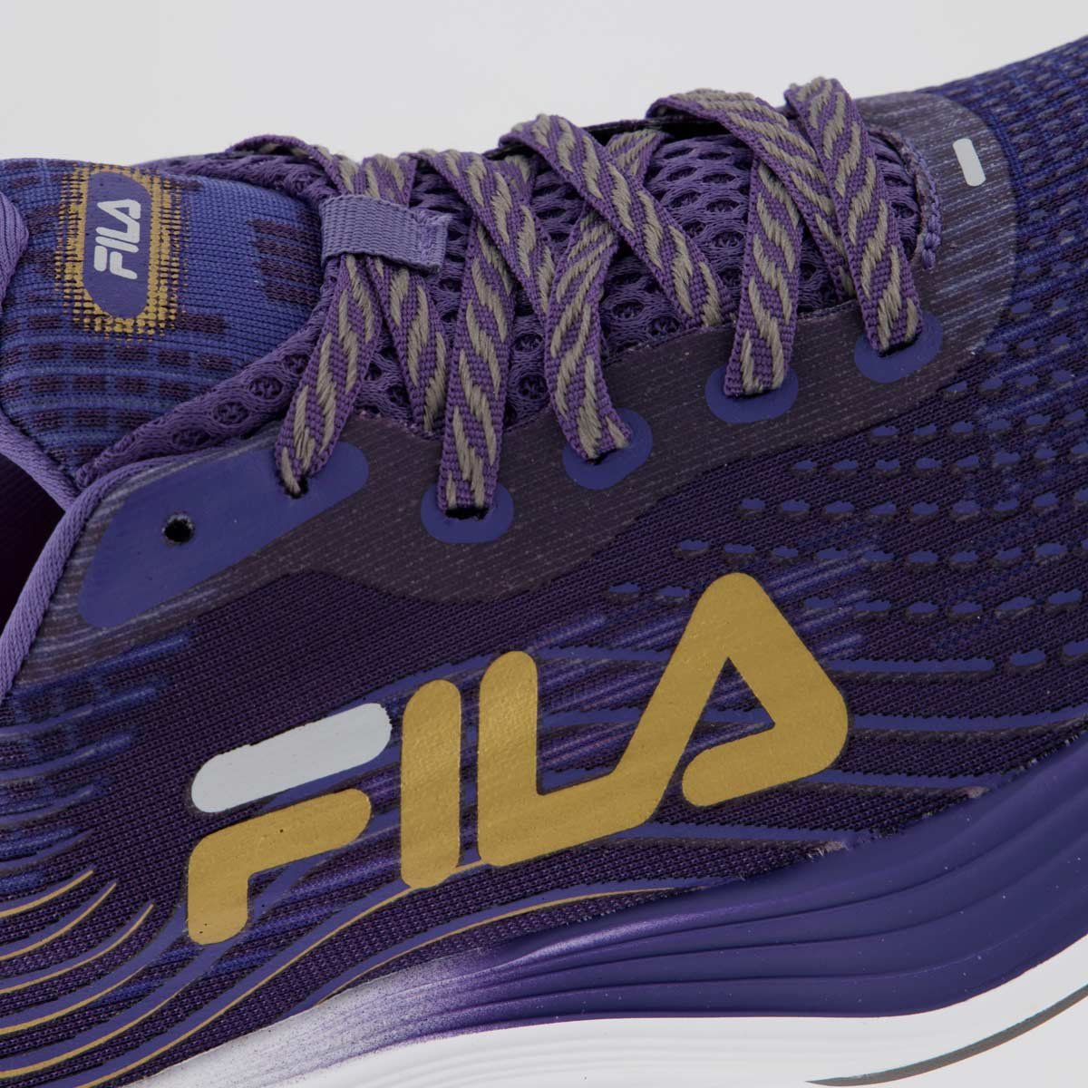 Tênis Fila Racer Curve Feminino Roxo Acinzentado e Dourado Roxo/Dourado 7