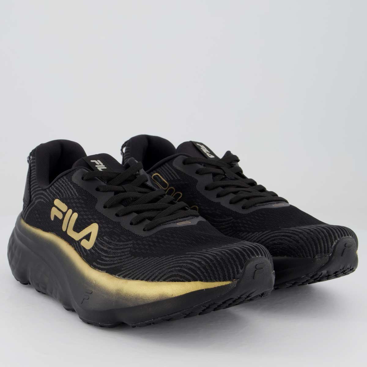 Tênis Fila Maxximus Preto e Dourado Preto/Dourado 2