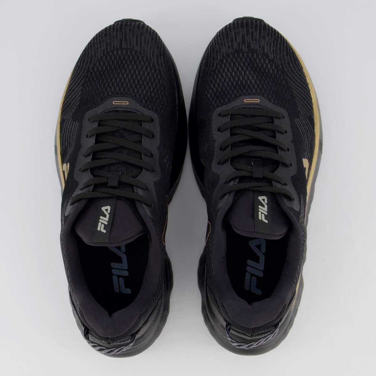 Tênis Fila Maxximus Preto e Dourado Preto/Dourado 4