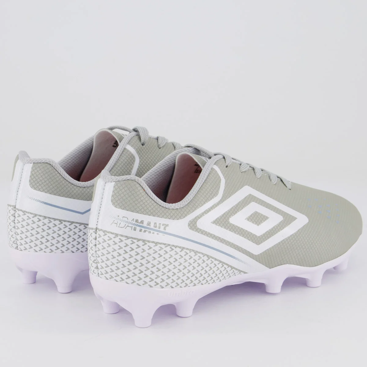 Chuteira Umbro Adamant Top Speed Campo Juvenil Cinza Cinza 3