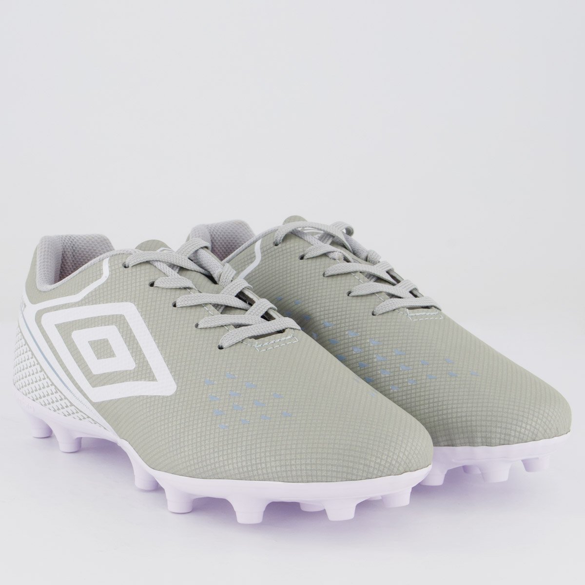 Chuteira Umbro Adamant Top Speed Campo Juvenil Cinza Cinza 2