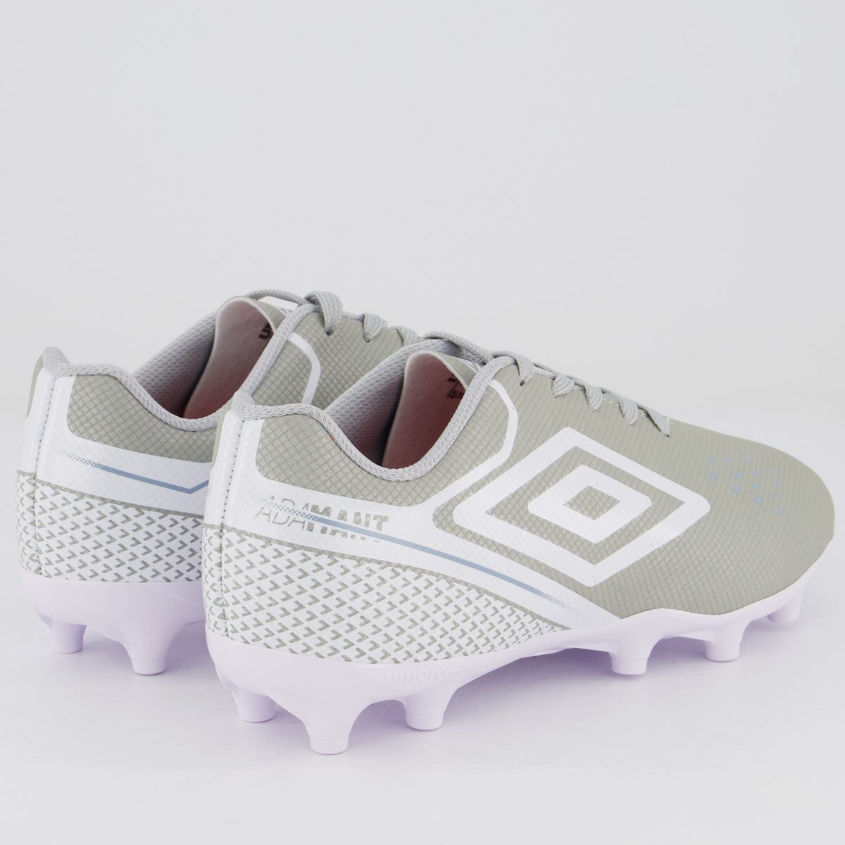 Chuteira Umbro Adamant Top Speed Campo Juvenil Cinza Cinza 3