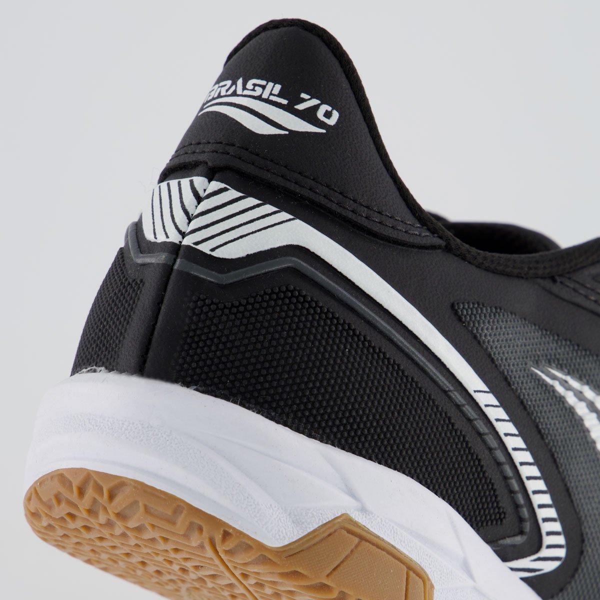 Chuteira Penalty Brasil 70 Y-1 Futsal Preta e Cinz Preto/Cinza 6