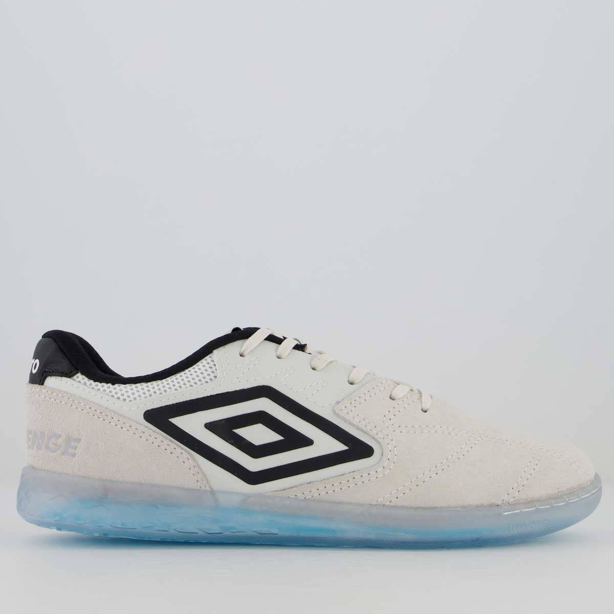 Chuteira Umbro Pro Challenge Futsal Branca e Azul Branco/Azul 1