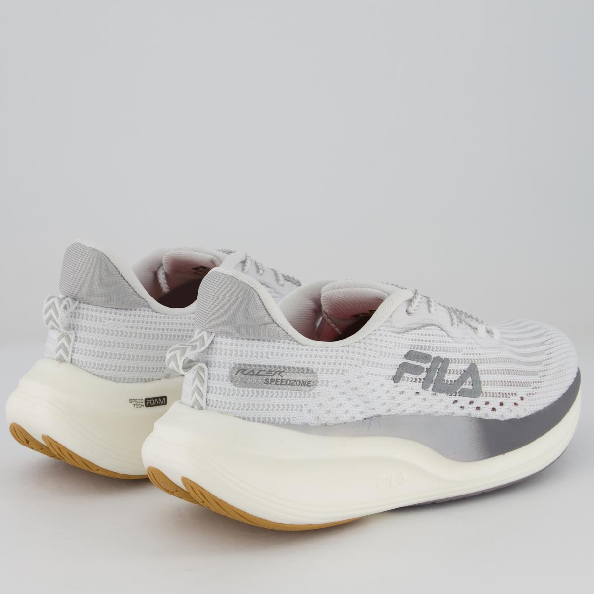 Tênis Fila Racer Speedzone Feminino Branco e Prata Branco/Prata 3