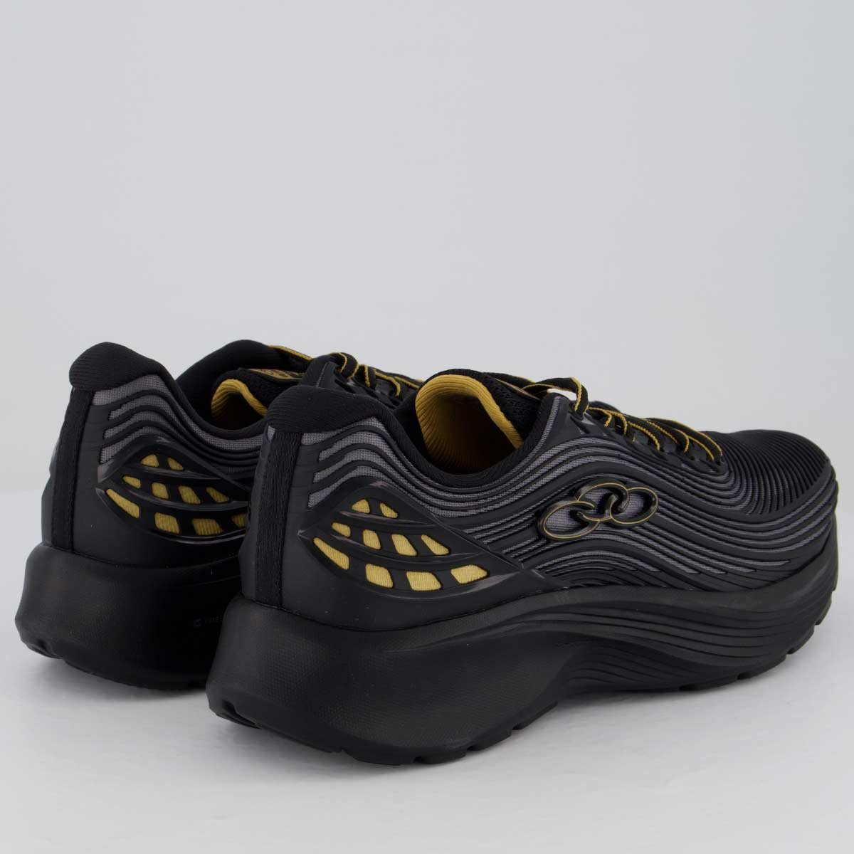Tênis Olympikus Fluir Preto e Dourado Preto/Dourado 3