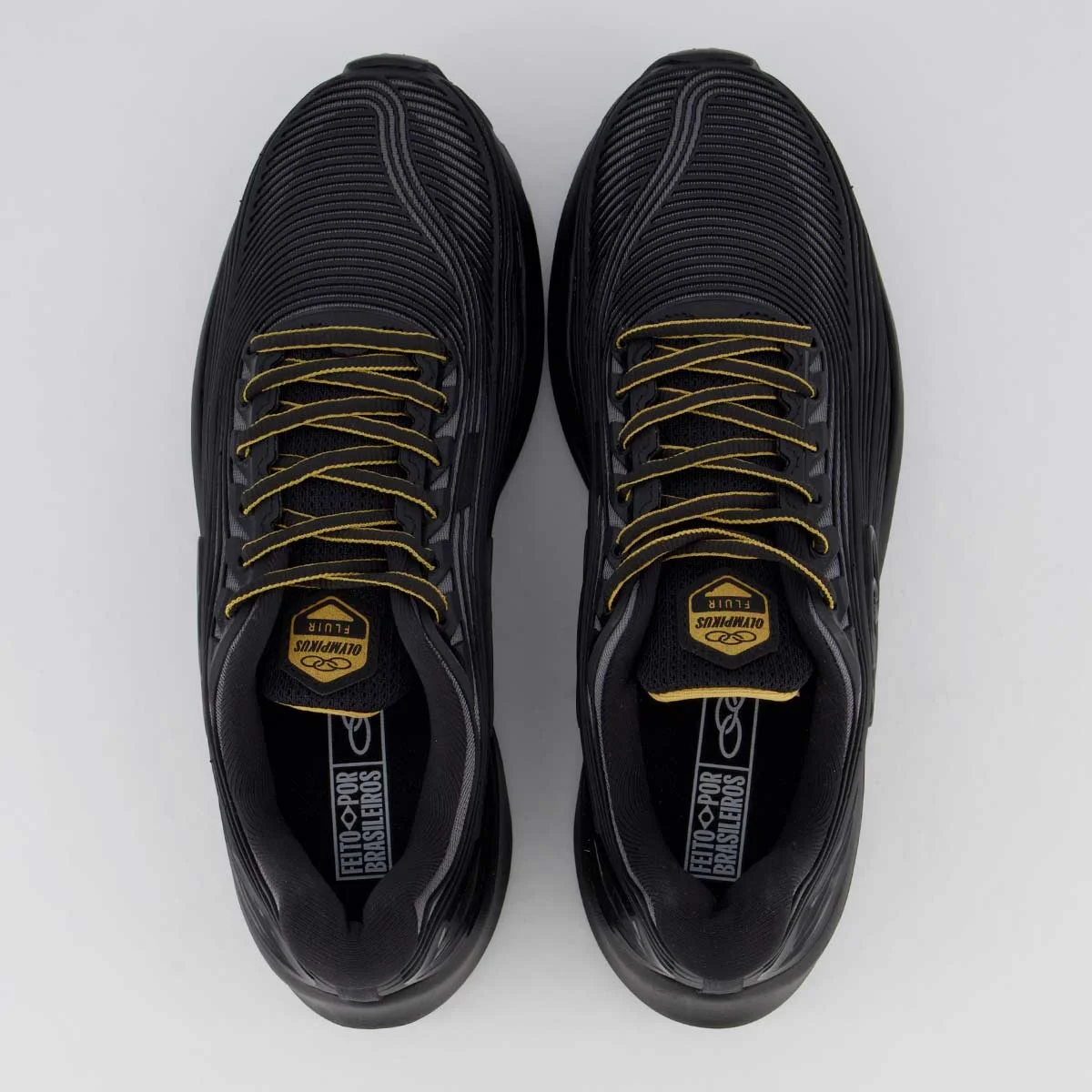 Tênis Olympikus Fluir Preto e Dourado Preto/Dourado 4