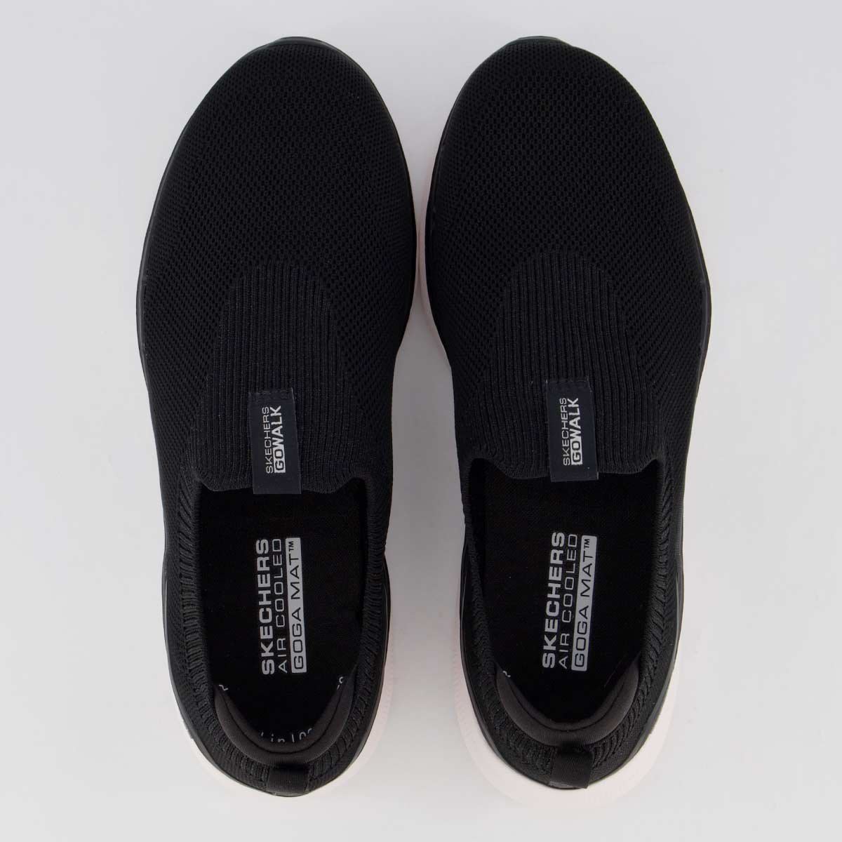 Tênis Skechers Go Walk 6 Vibrant Feminino Preto e Branco Preto/Branco 4