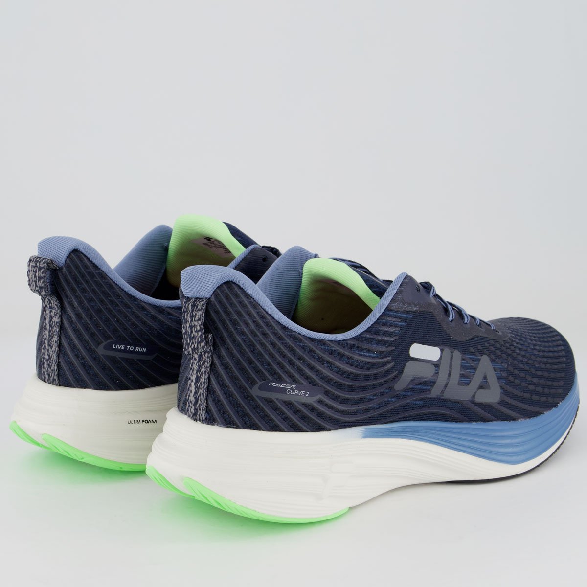 Tênis Fila Racer Curve 2 Marinho Azul 3