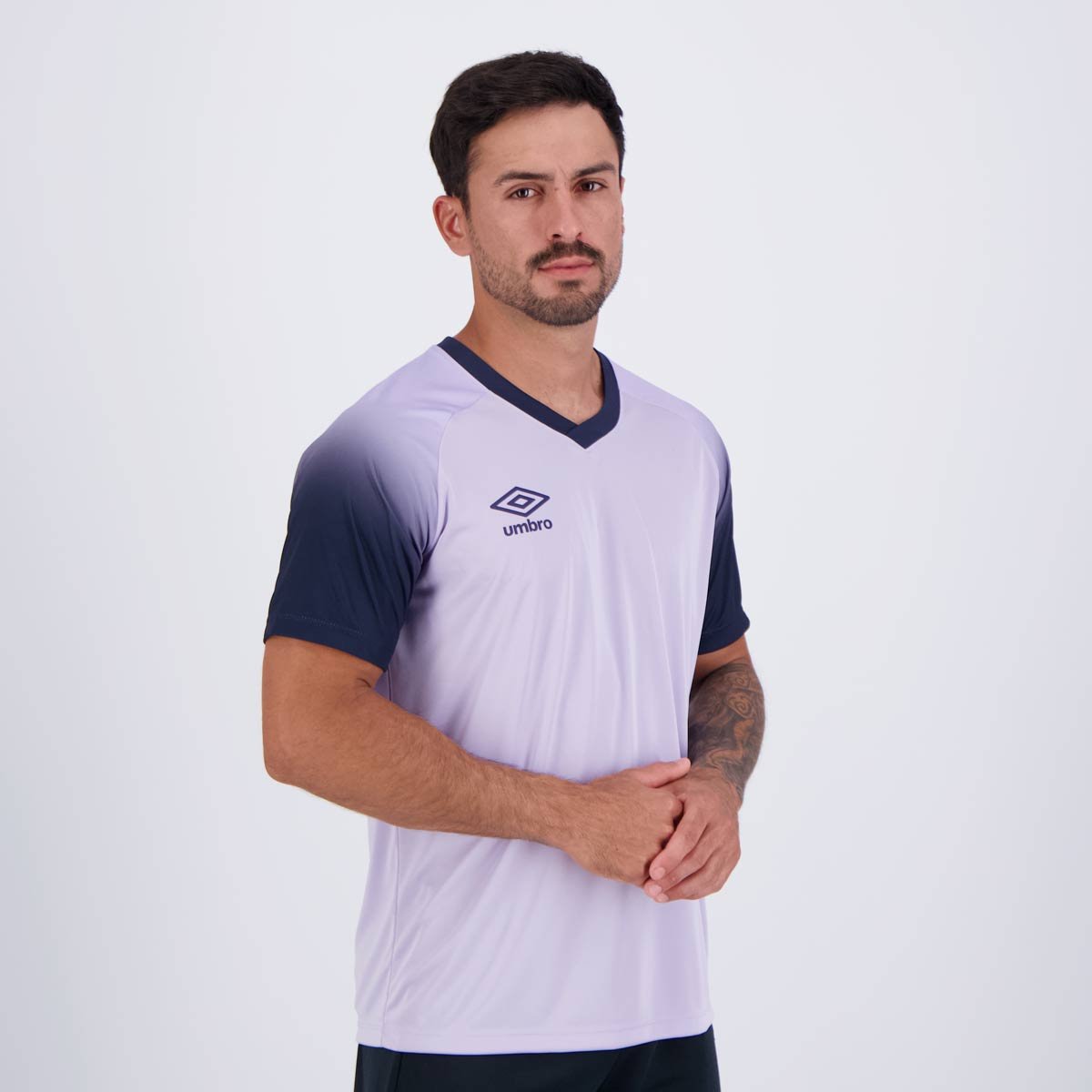 Camisa Umbro Baller Lilas e Marinho Lilás/Azul 2