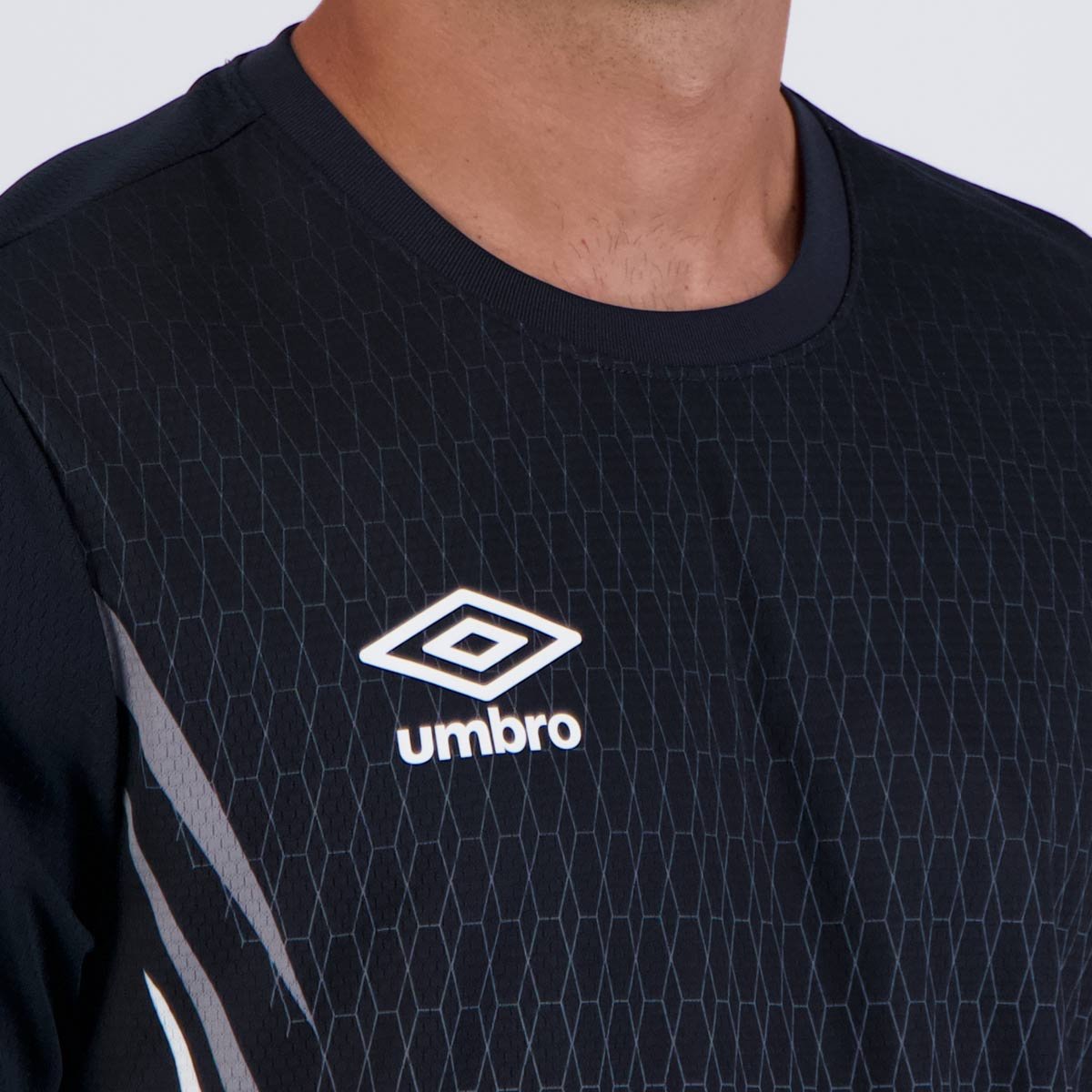 Camisa Umbro Goleiro Portiere Manga Longa Preta Preto 5