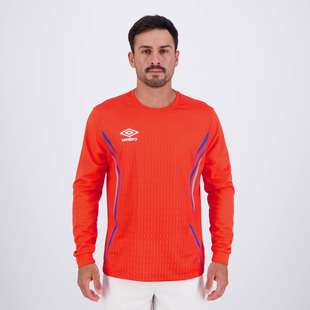 Camisa Umbro Goleiro Portiere Manga Longa Laranja
