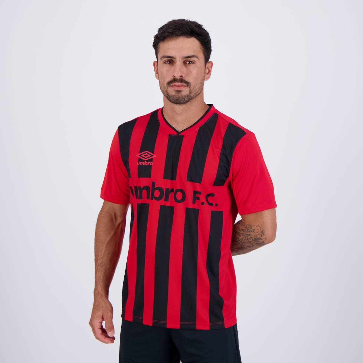 Camisa Umbro Sponsor Vermelha e Preta Vermelho/Preto 3