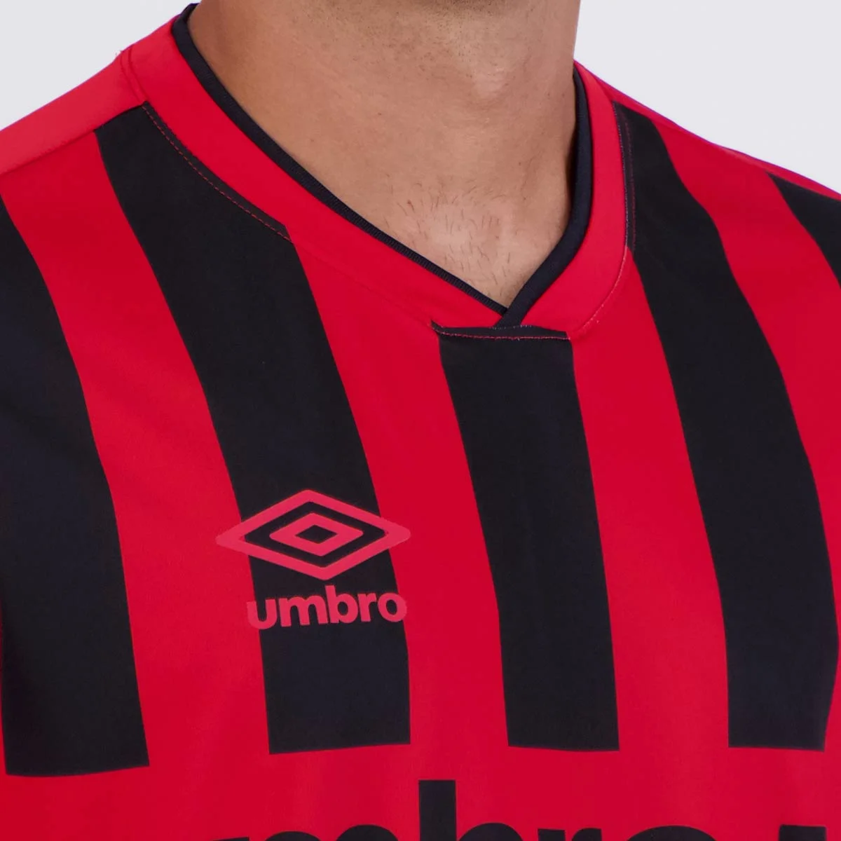 Camisa Umbro Sponsor Vermelha e Preta Vermelho/Preto 5