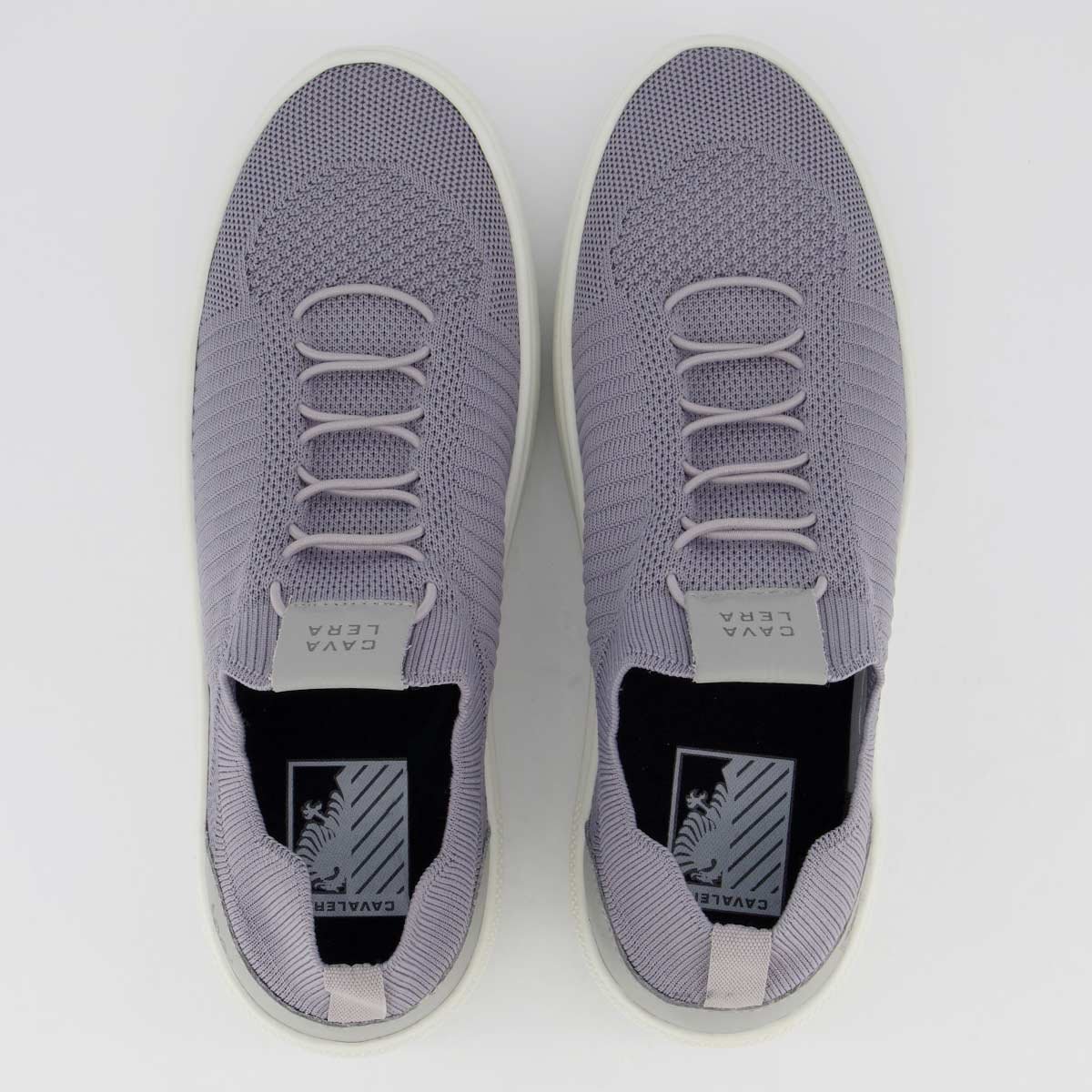 Tênis Cavalera Knit Type Cinza Claro Cinza 4