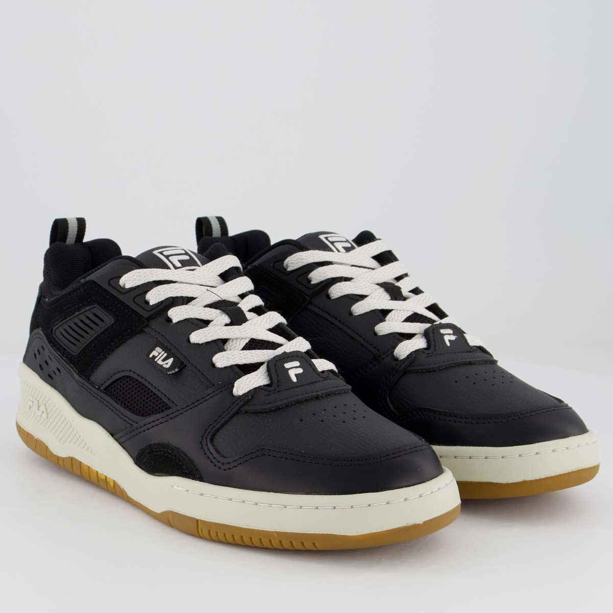 Tênis Fila Corda Preto e Branco Preto/Branco 2