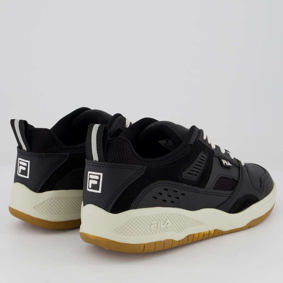 Tênis Fila Corda Preto e Branco Preto/Branco 3