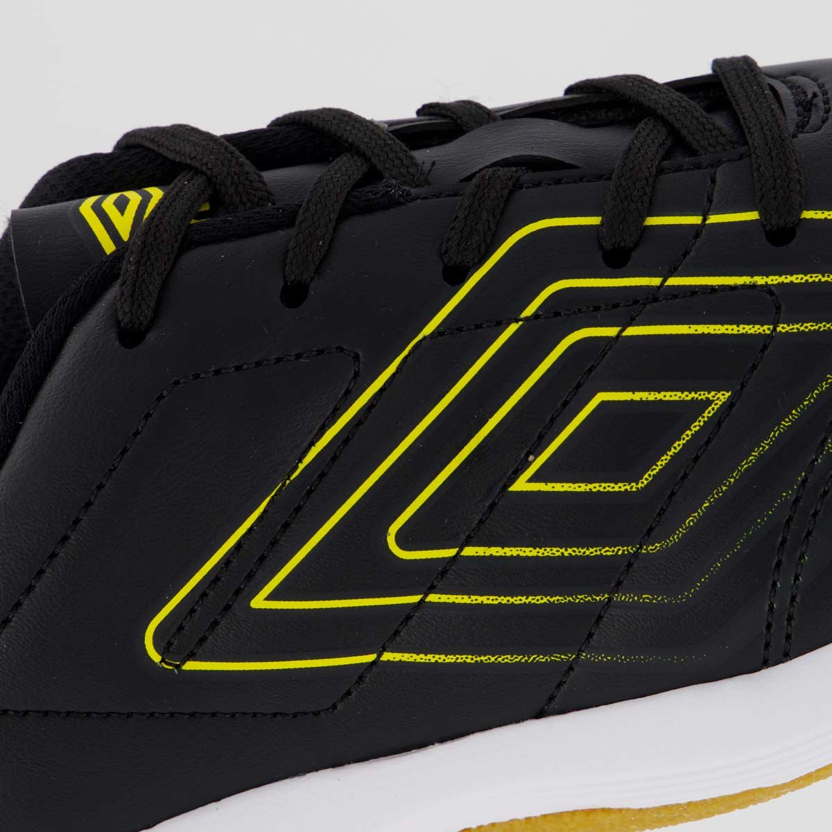 Chuteira Umbro Br Futsal Futsal Juvenil Preta e Amarela Preto/Amarelo 7