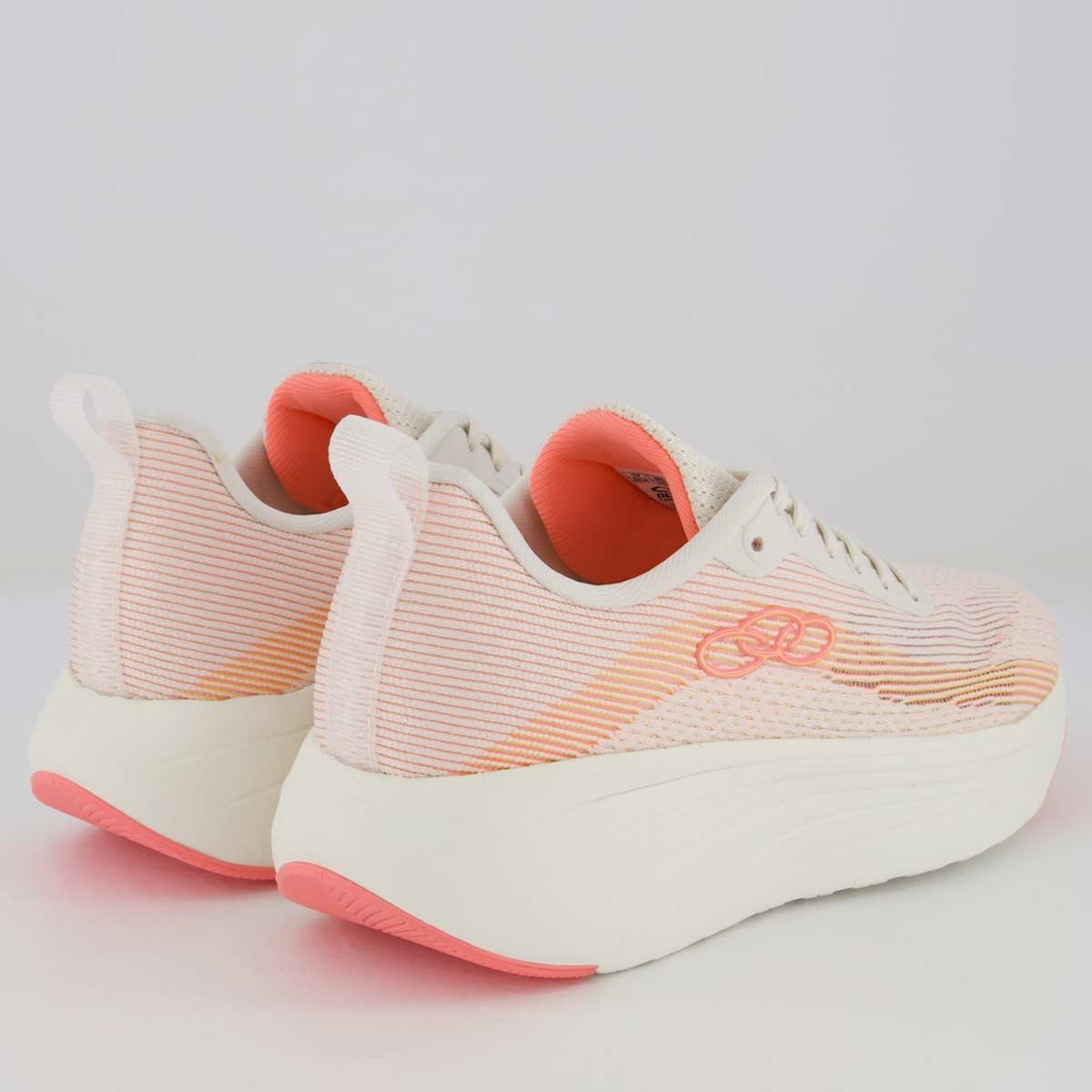 Tênis Olympikus Purpura Feminino Branco e Laranja Branco/Laranja 3