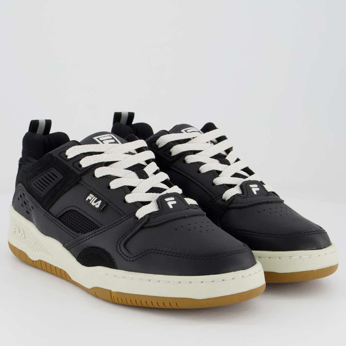 Tênis Fila Corda Feminino Preto e Branco Preto/Branco 2