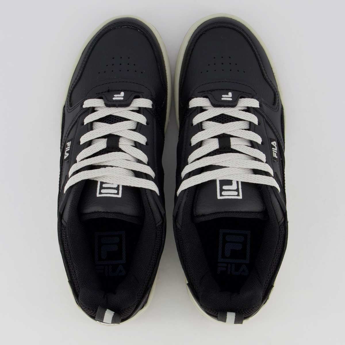 Tênis Fila Corda Feminino Preto e Branco Preto/Branco 4