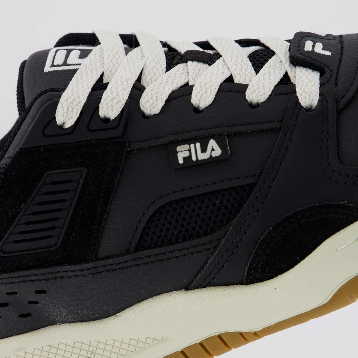 Tênis Fila Corda Feminino Preto e Branco Preto/Branco 7