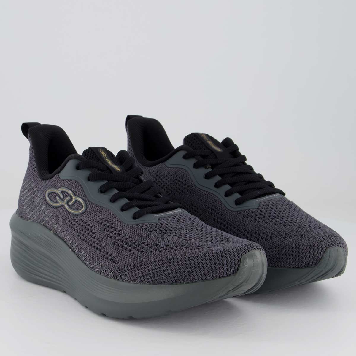 Tênis Olympikus Rayo Preto Mescla Preto 2