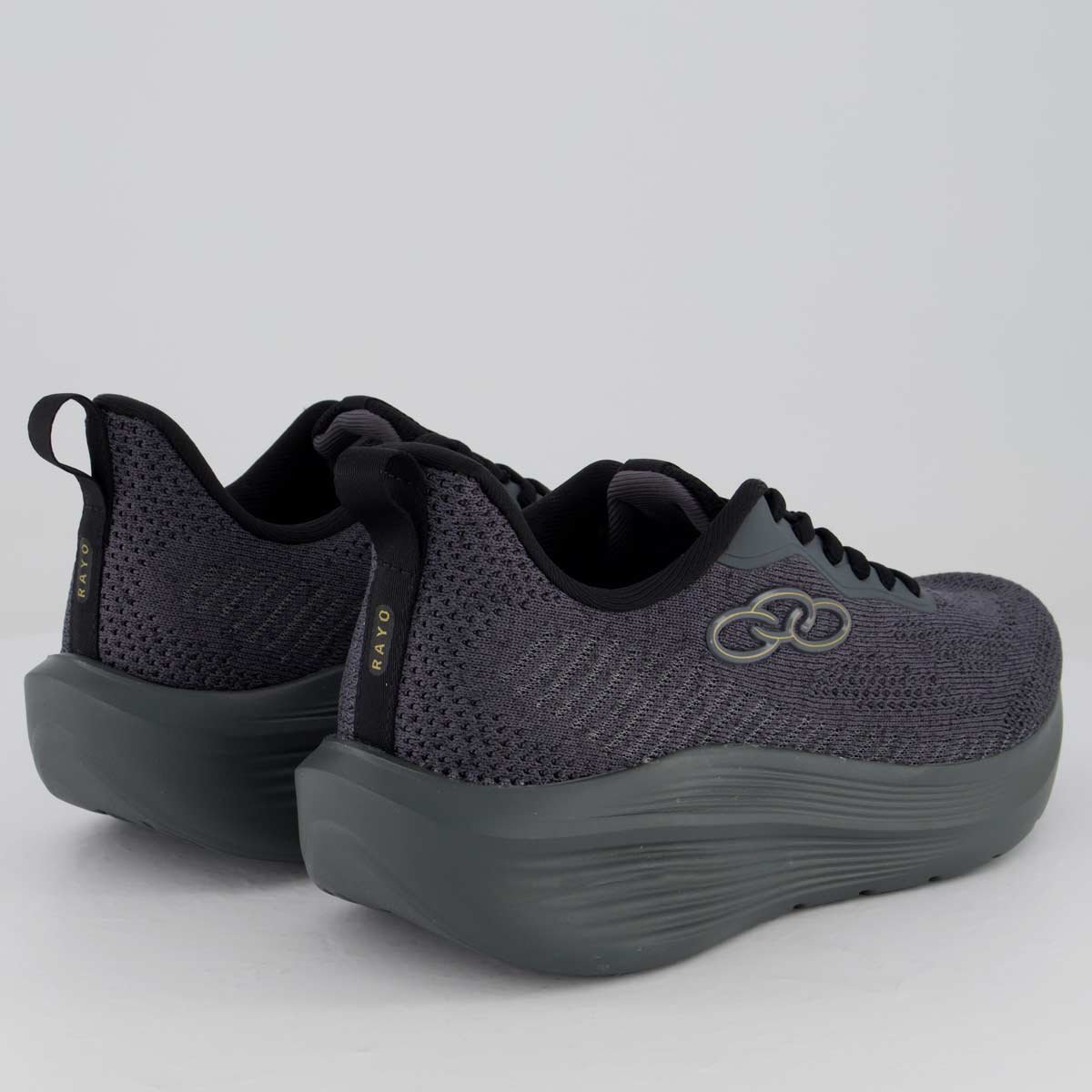 Tênis Olympikus Rayo Preto Mescla Preto 3