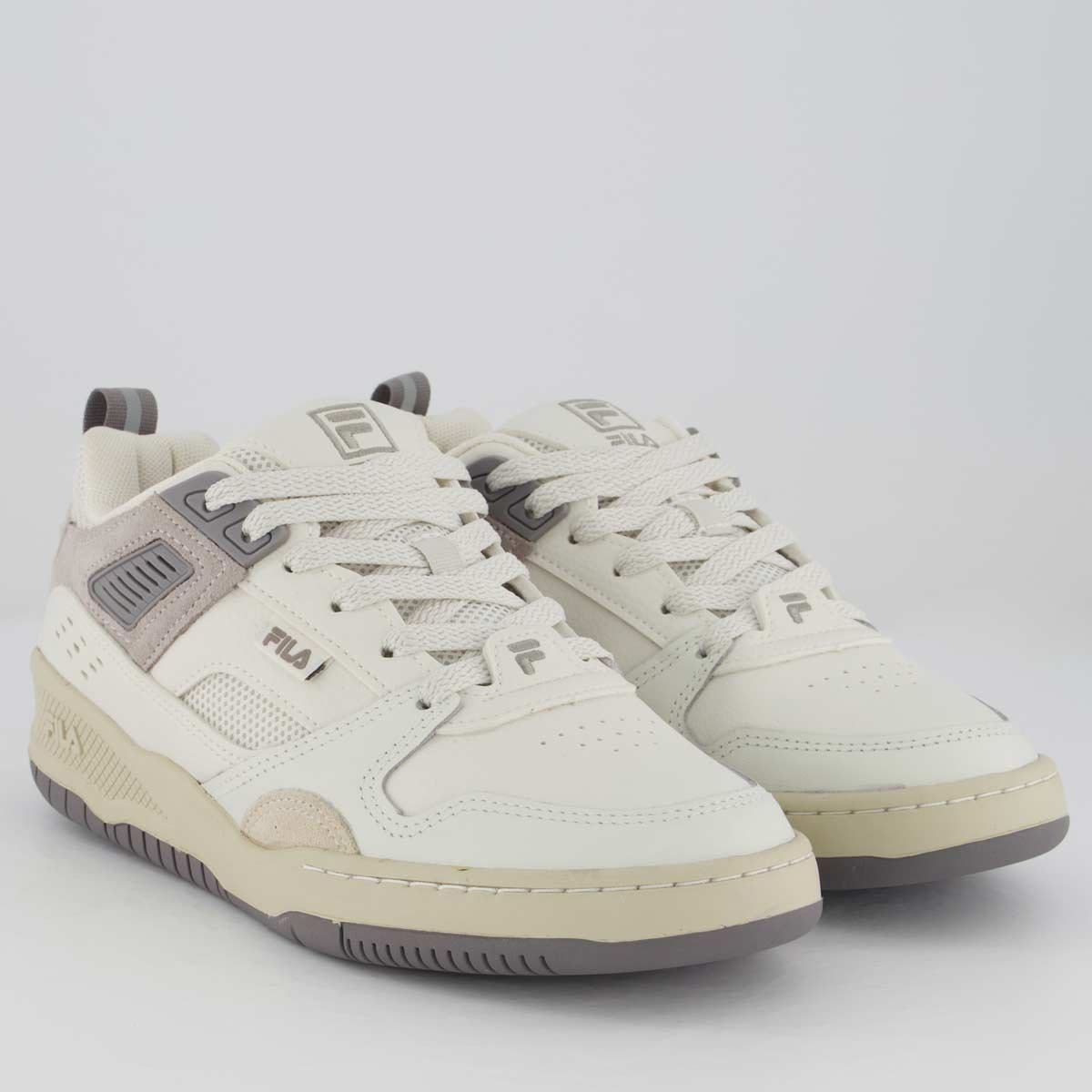 Tênis Fila Corda Feminino Branco e Bege Branco/Bege 2