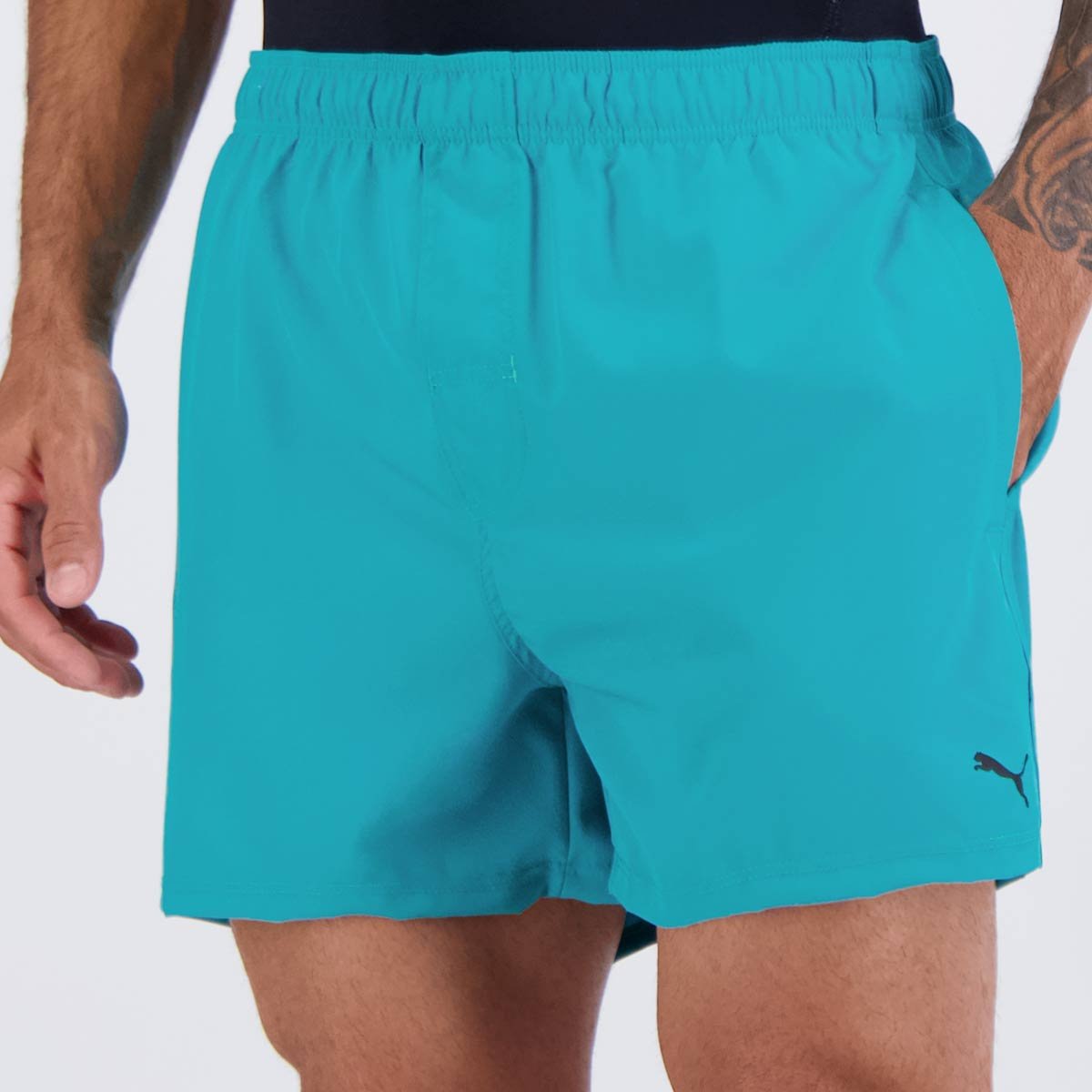 Shorts Puma Board Curto Verde Água Verde 4