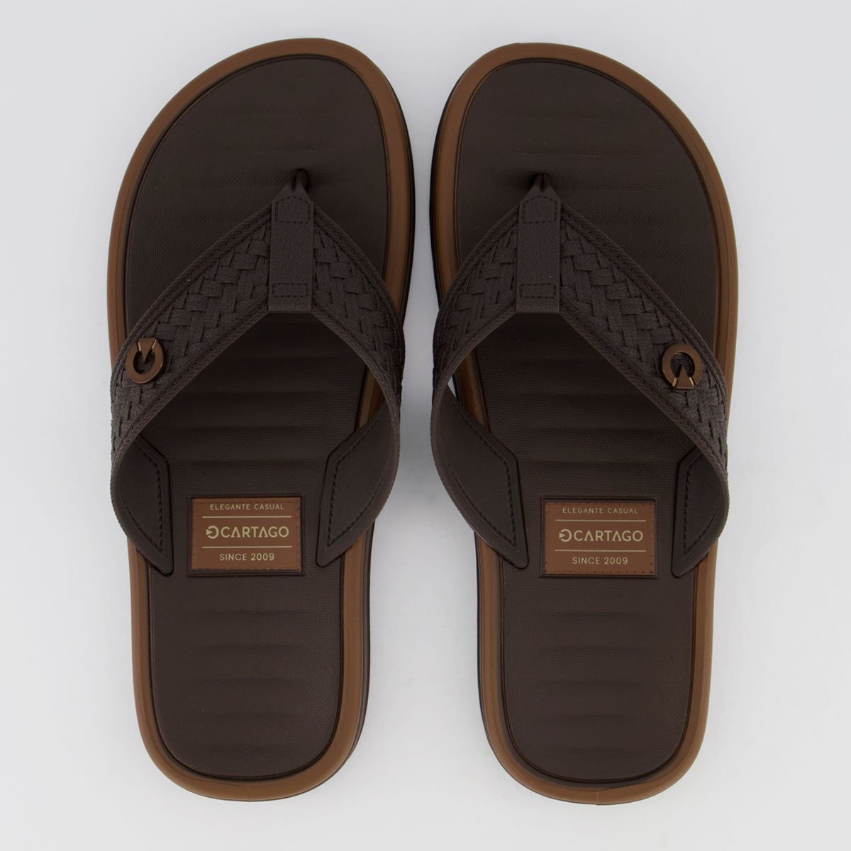 Chinelo Cartago Coimbra II Marrom Marrom 1