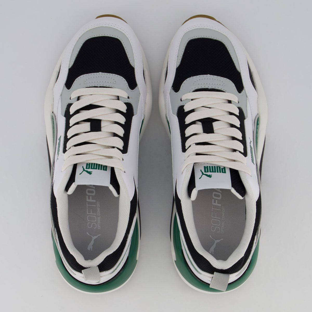 Tênis Puma X-Ray 2 Square Branco Preto e Verde Preto/Verde/Branco 4