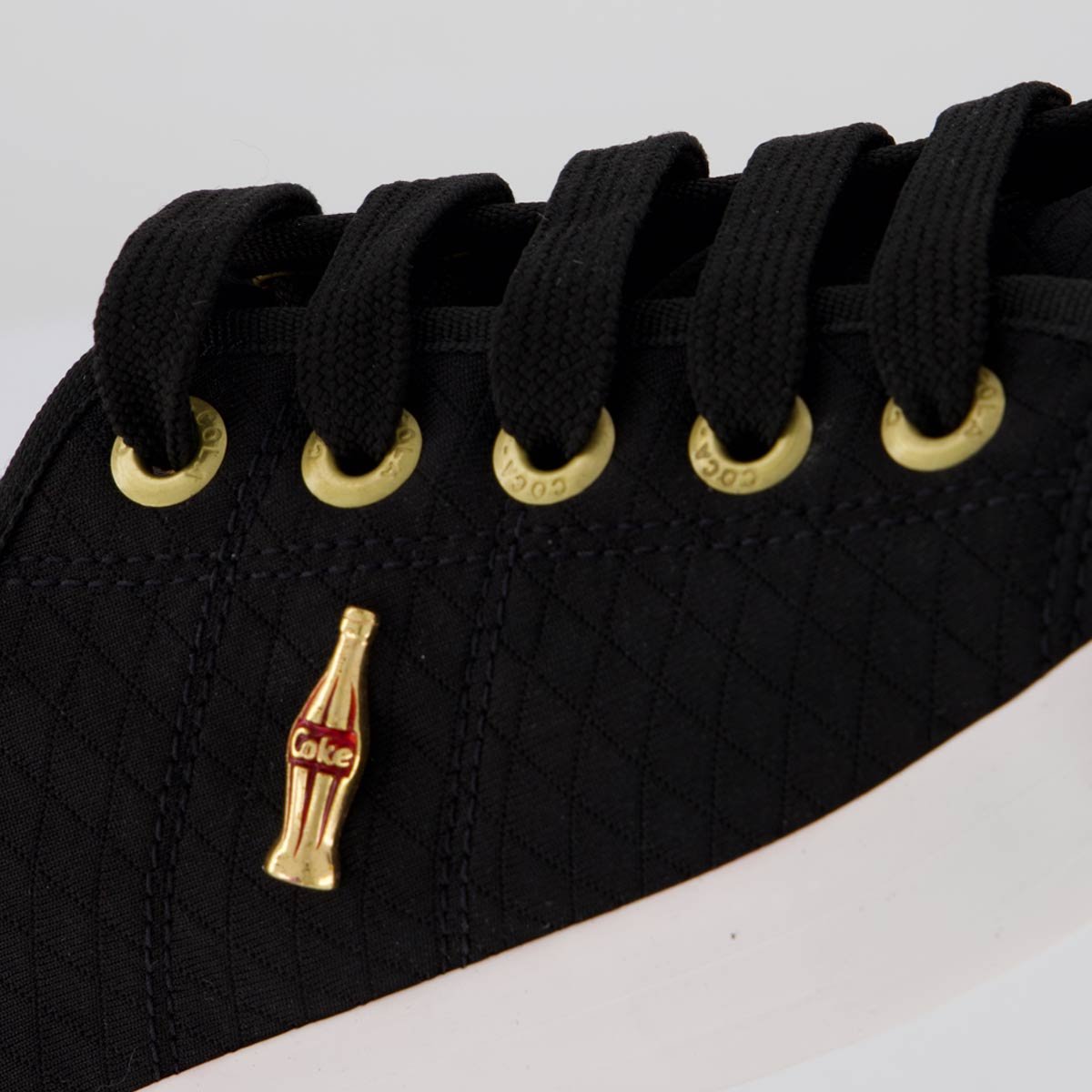 Tênis Coca Cola Miami Matelassê Feminino Preto Preto 7