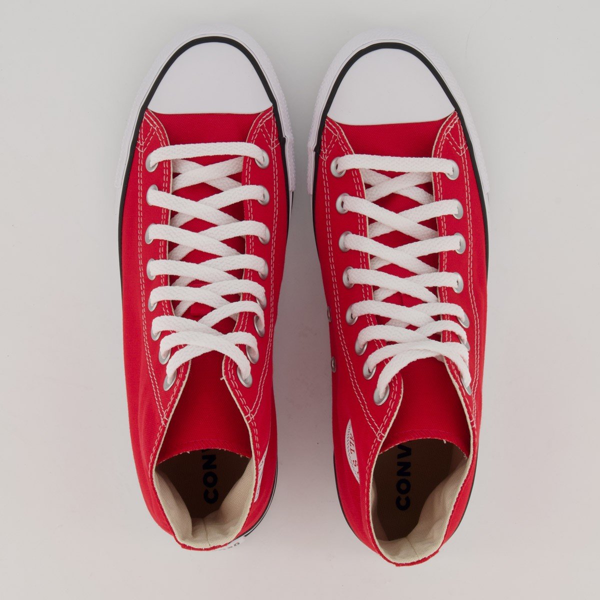 Tênis Converse All Star Chuck Taylor Cano Médio Ve Vermelho 4