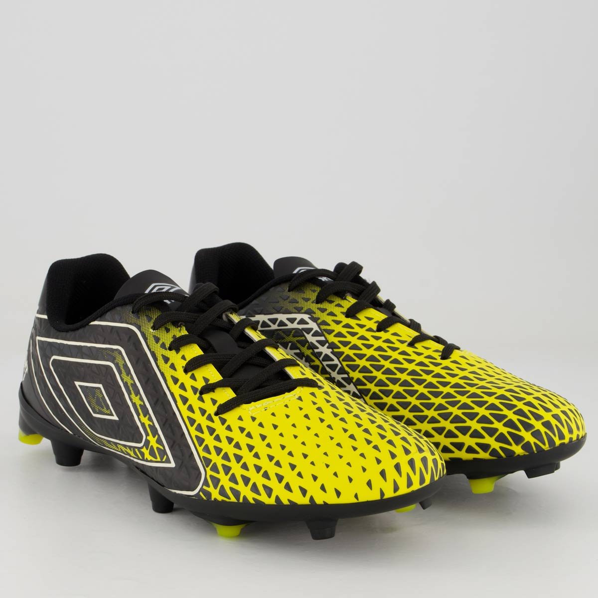 Chuteira Umbro Mutant Campo Preta e Amarela Preto/Amarelo 2