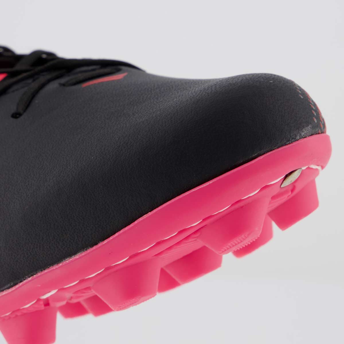 Chuteira Penalty Digital Y-1 Campo Preta e Rosa Preto/Rosa 8