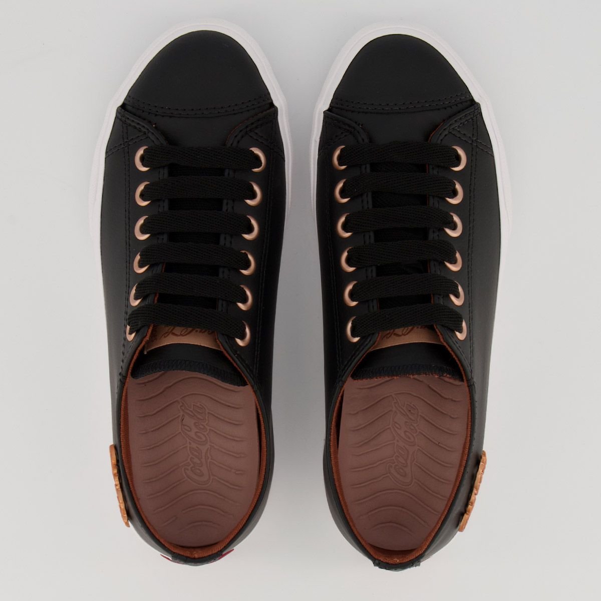 Tênis Coca Cola Basket Floater Low Feminino Preto e Cobre Preto/Marrom 4