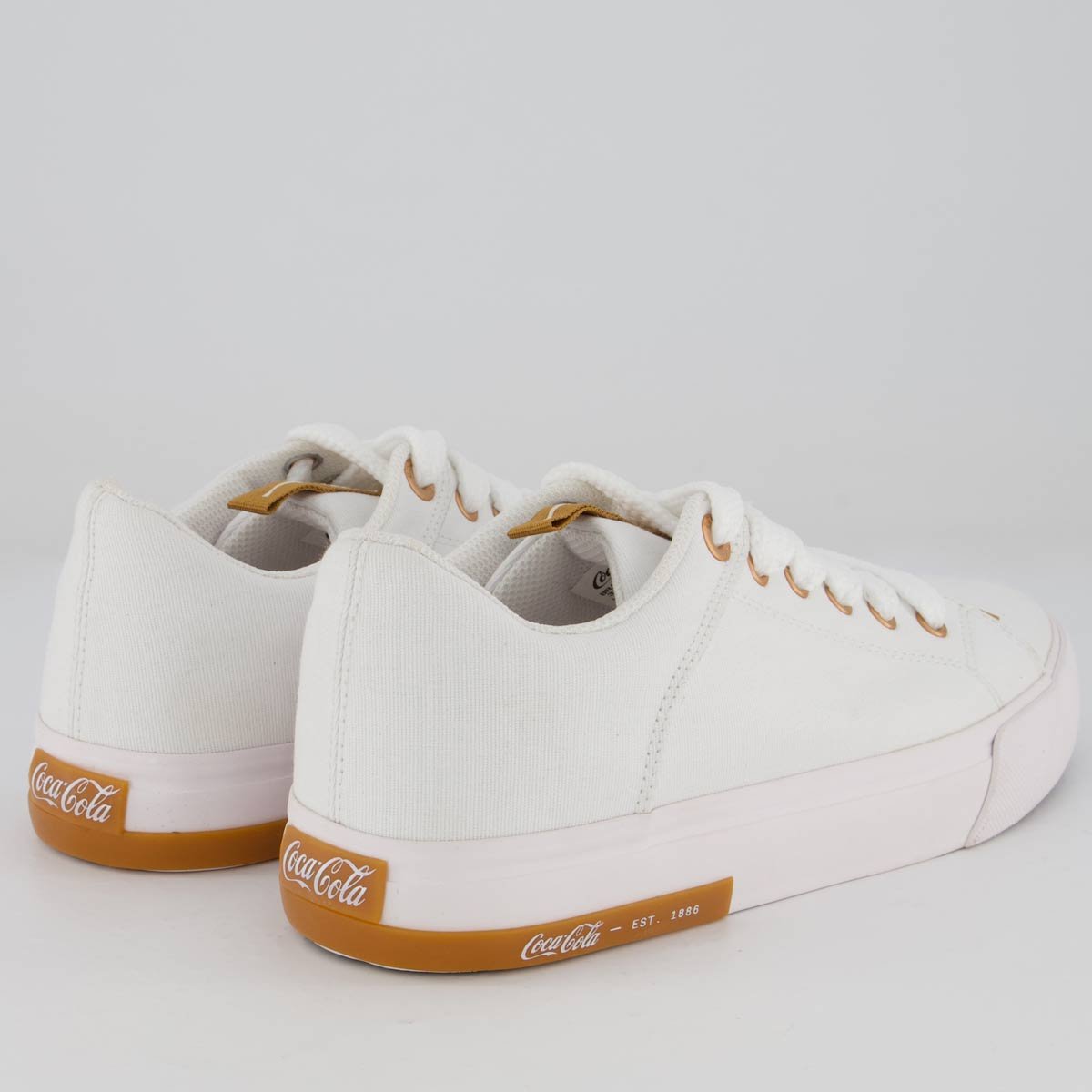 Tênis Coca Cola Daytona Bold Feminino Branco Branco 3